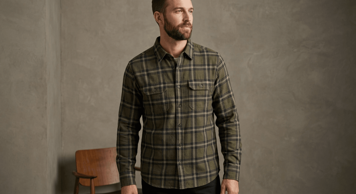 AI model wearing the shirt